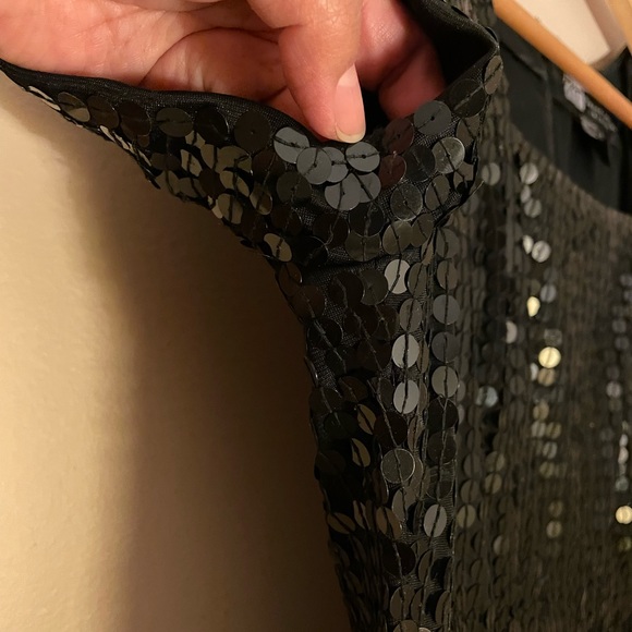 Morgan Taylor Black Sequin Dress - Picture 7 of 7